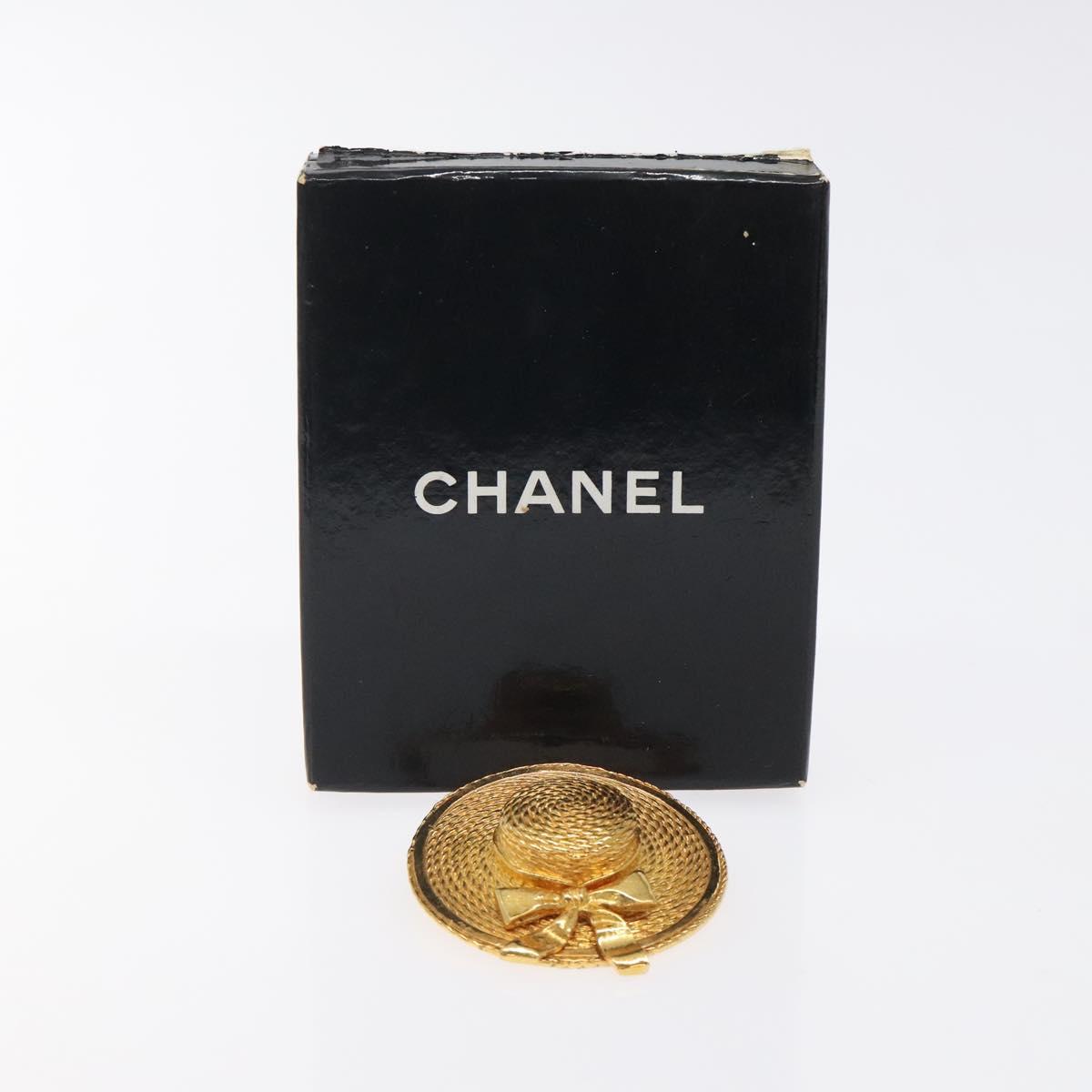 Chanel Gold Metal Brooch