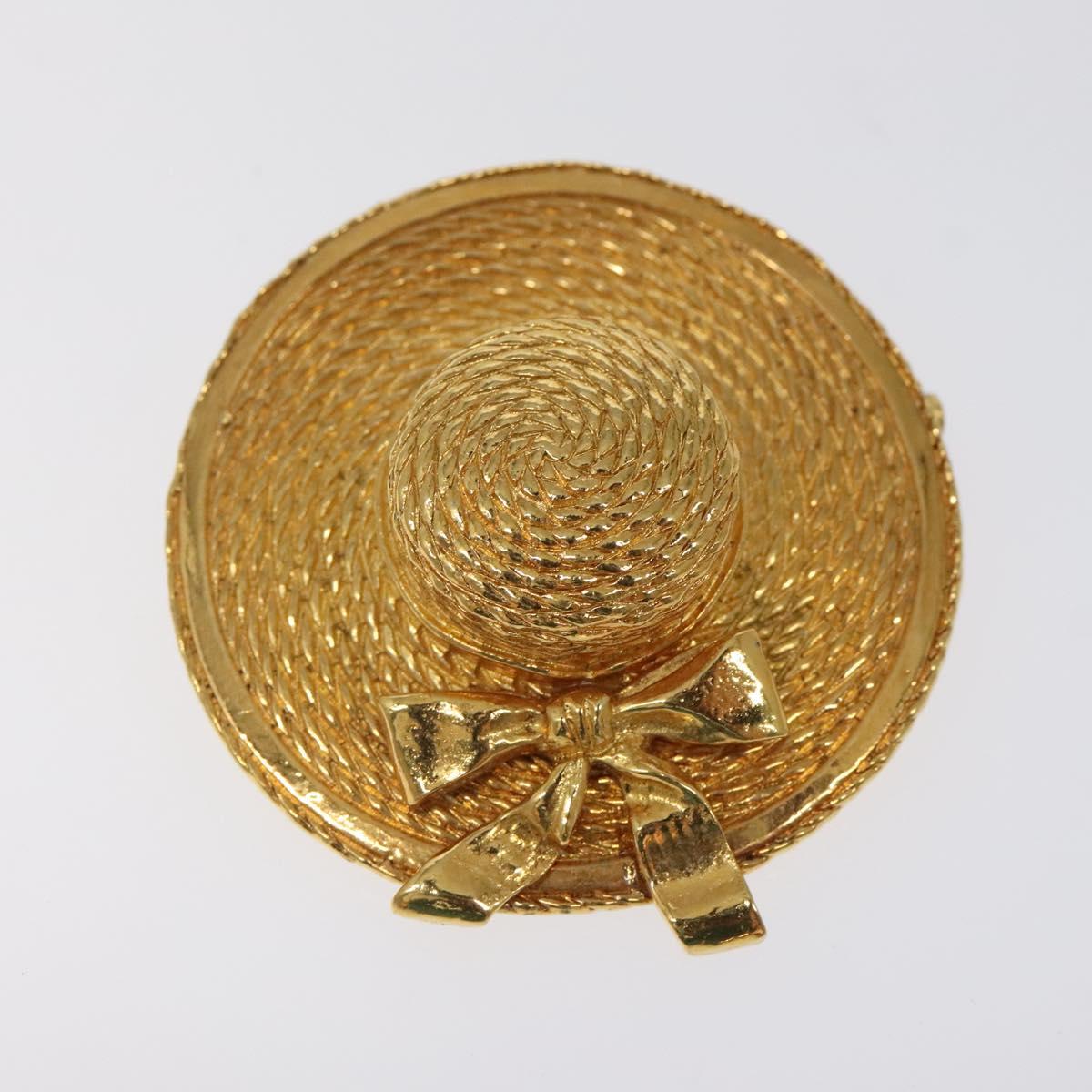 Chanel Gold Metal Brooch
