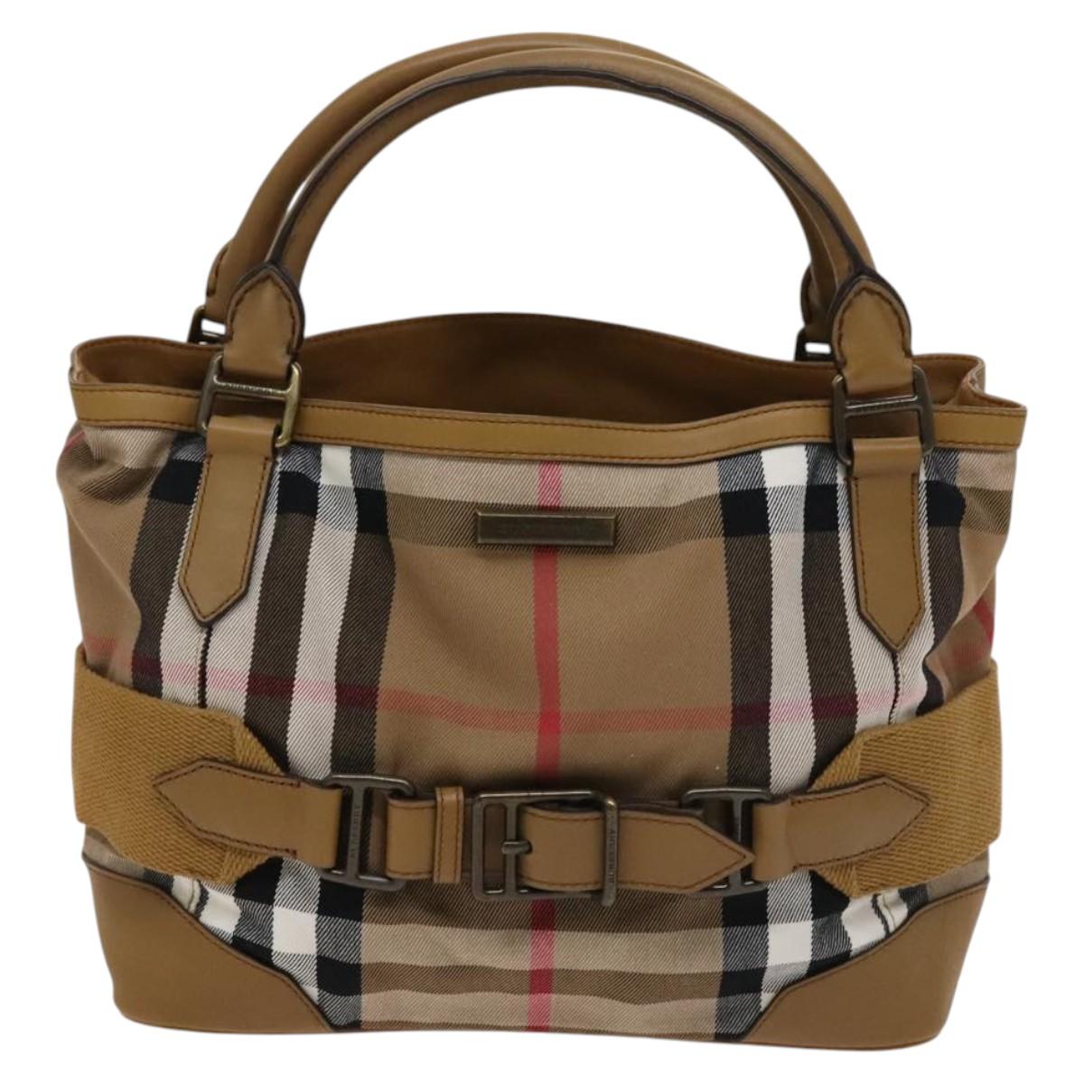 Burberry Brown Canvas Nova Check