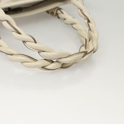 Salvatore Ferragamo White Leather Gancini