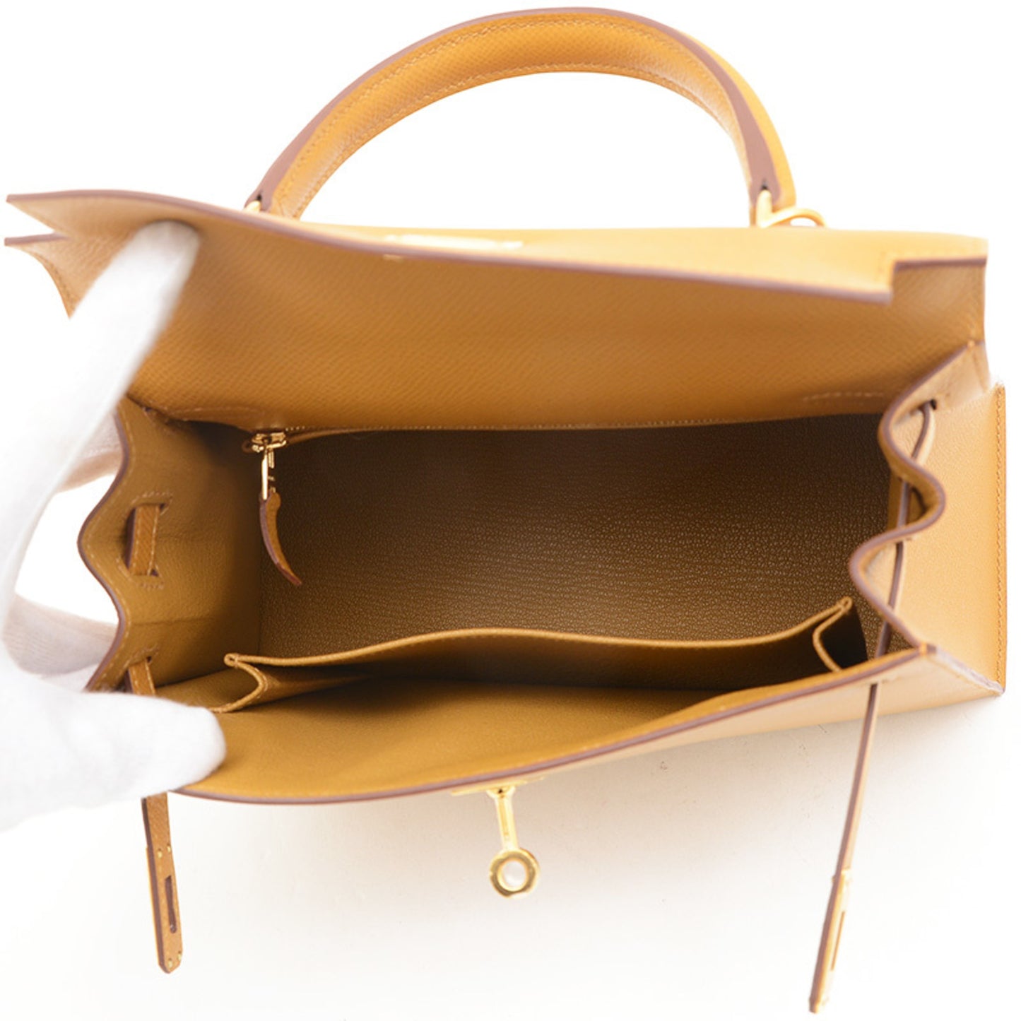 Hermès Brown Leather Kelly 25