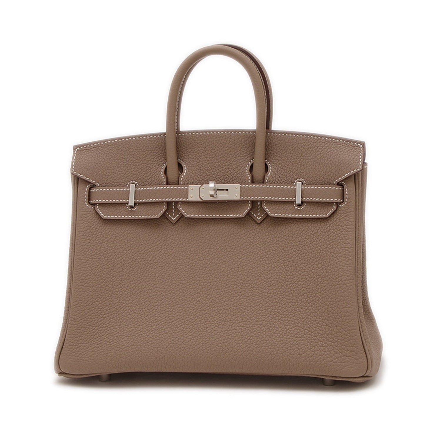 Hermès Gray Leather Birkin 25