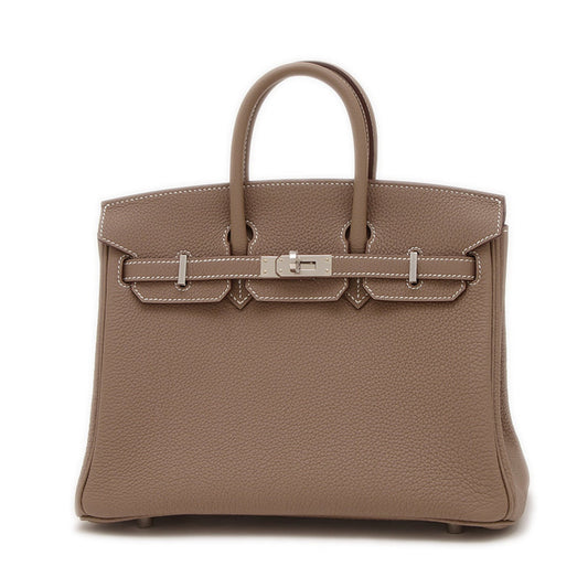 Hermès Gray Leather Birkin 25