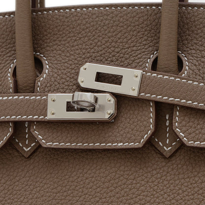 Hermès Gray Leather Birkin 25
