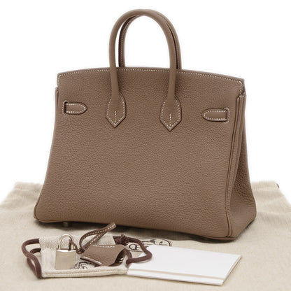 Hermès Gray Leather Birkin 25
