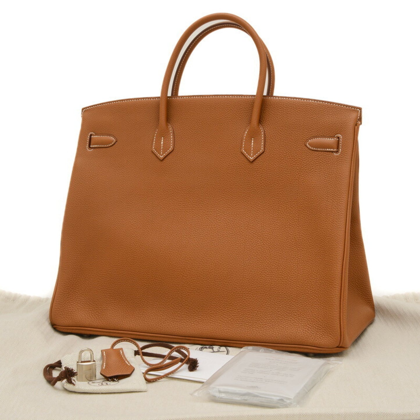 Hermès Brown Leather Birkin 40