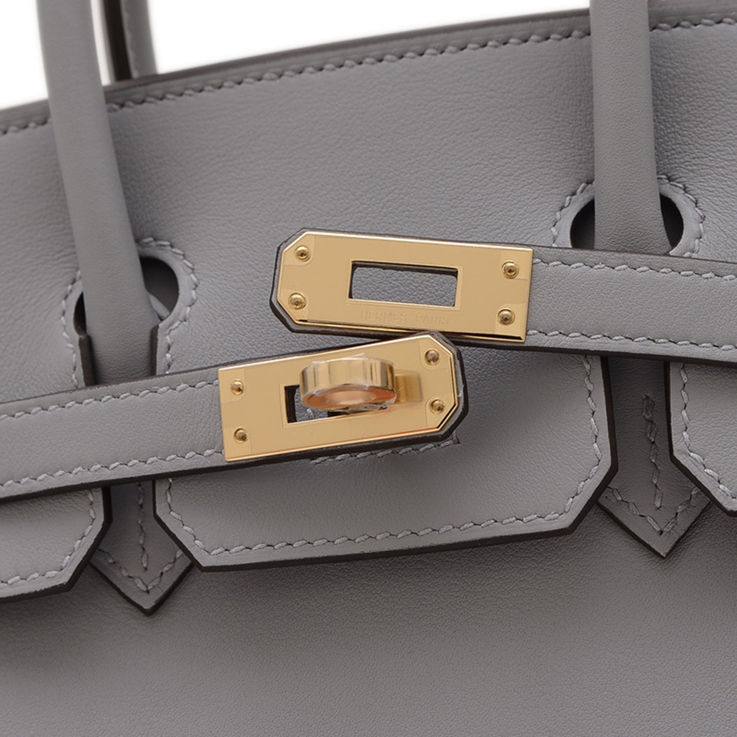 Hermès Gray Leather Birkin 25