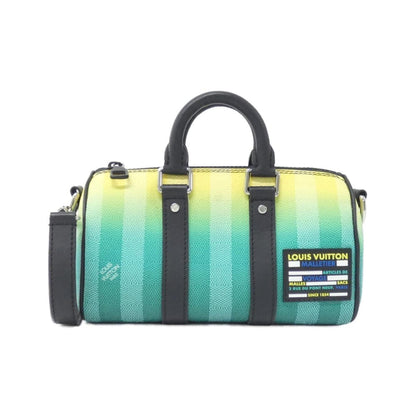 Louis Vuitton Green Canvas Keepall Xs