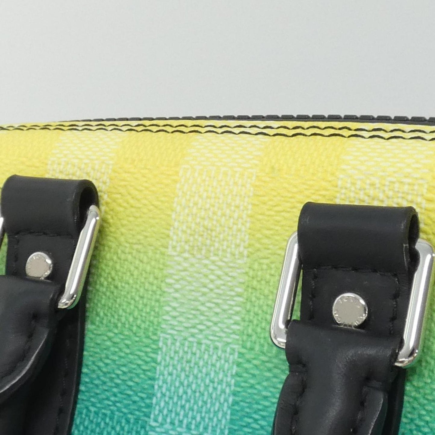 Louis Vuitton Green Canvas Keepall Xs