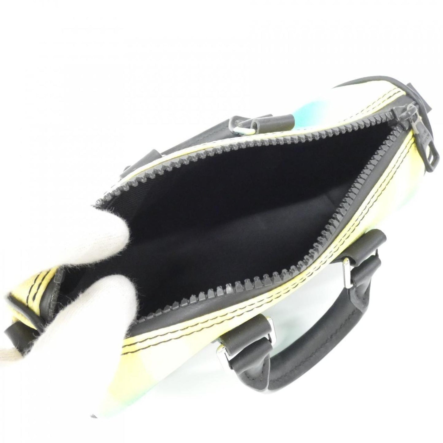 Louis Vuitton Green Canvas Keepall Xs
