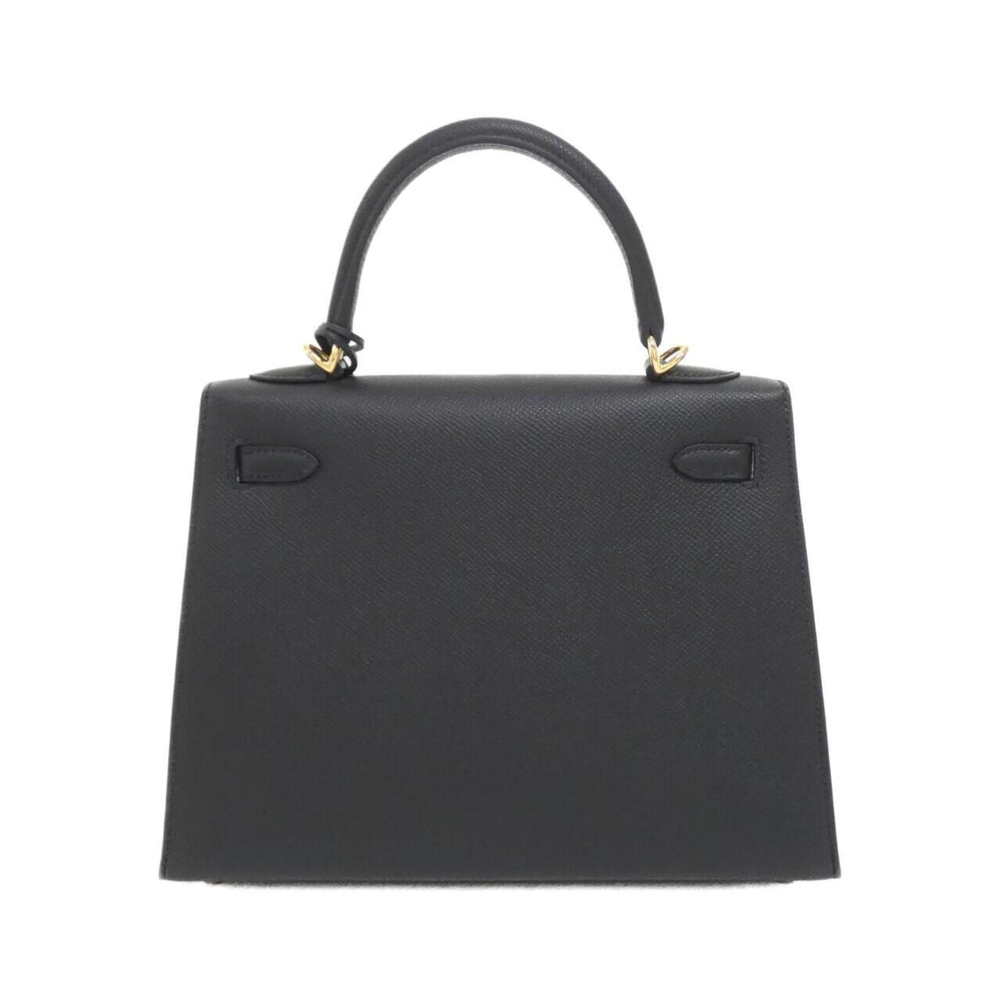 Hermès Black Leather Kelly 25