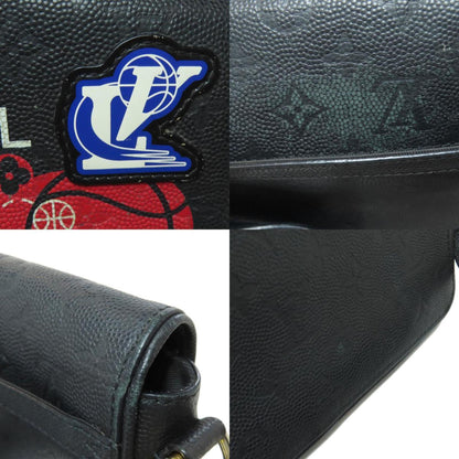 Louis Vuitton Gray Leather Messenger