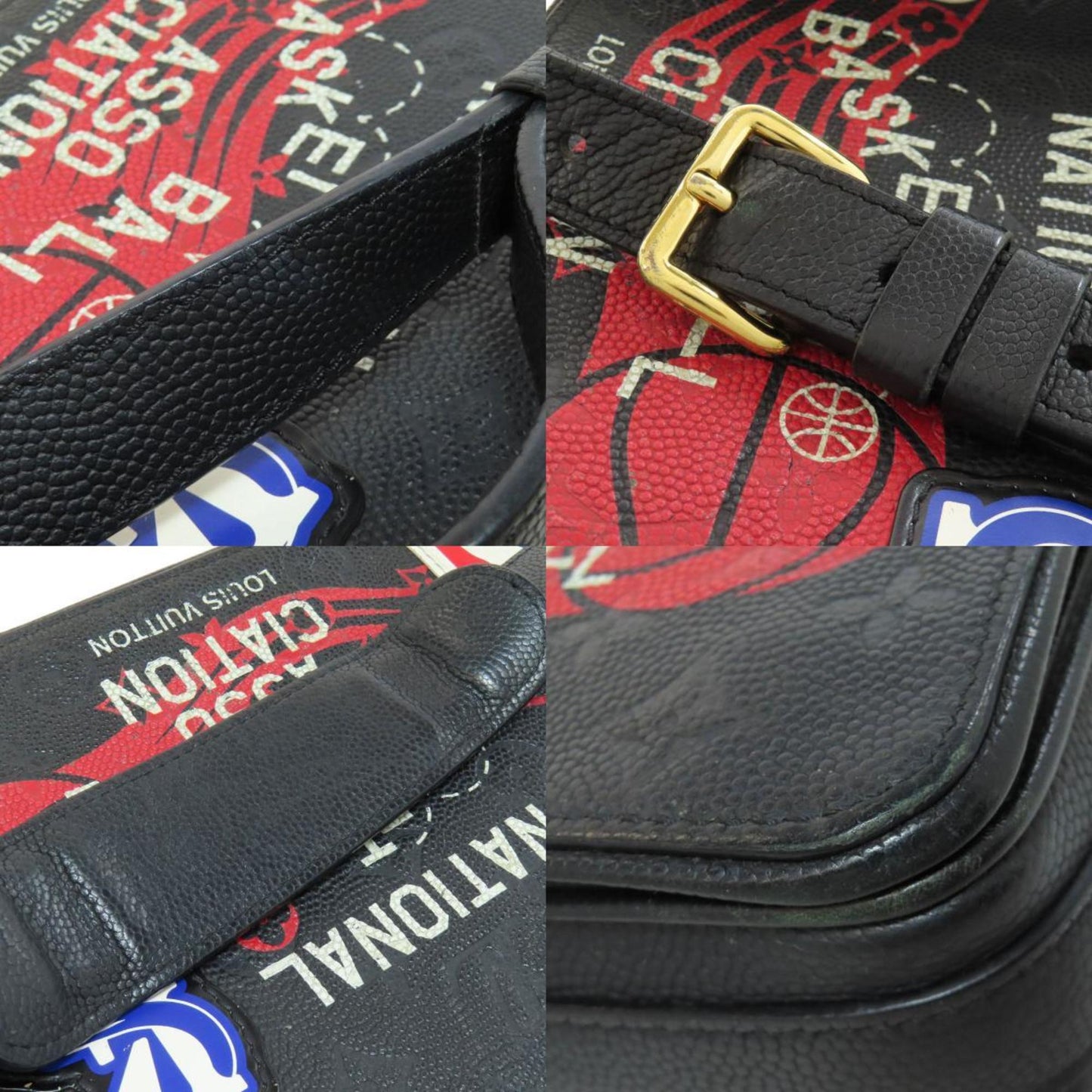 Louis Vuitton Gray Leather Messenger
