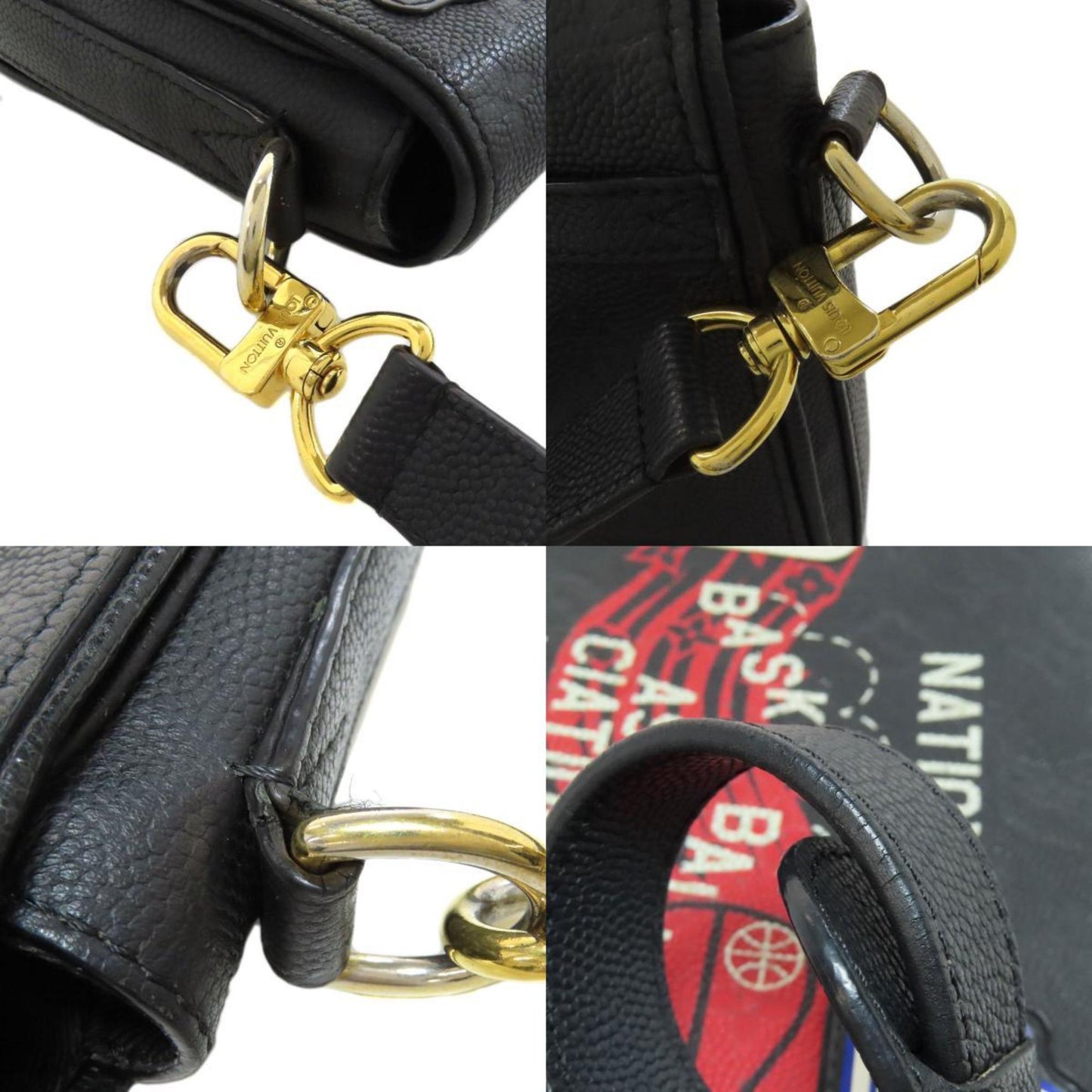 Louis Vuitton Gray Leather Messenger