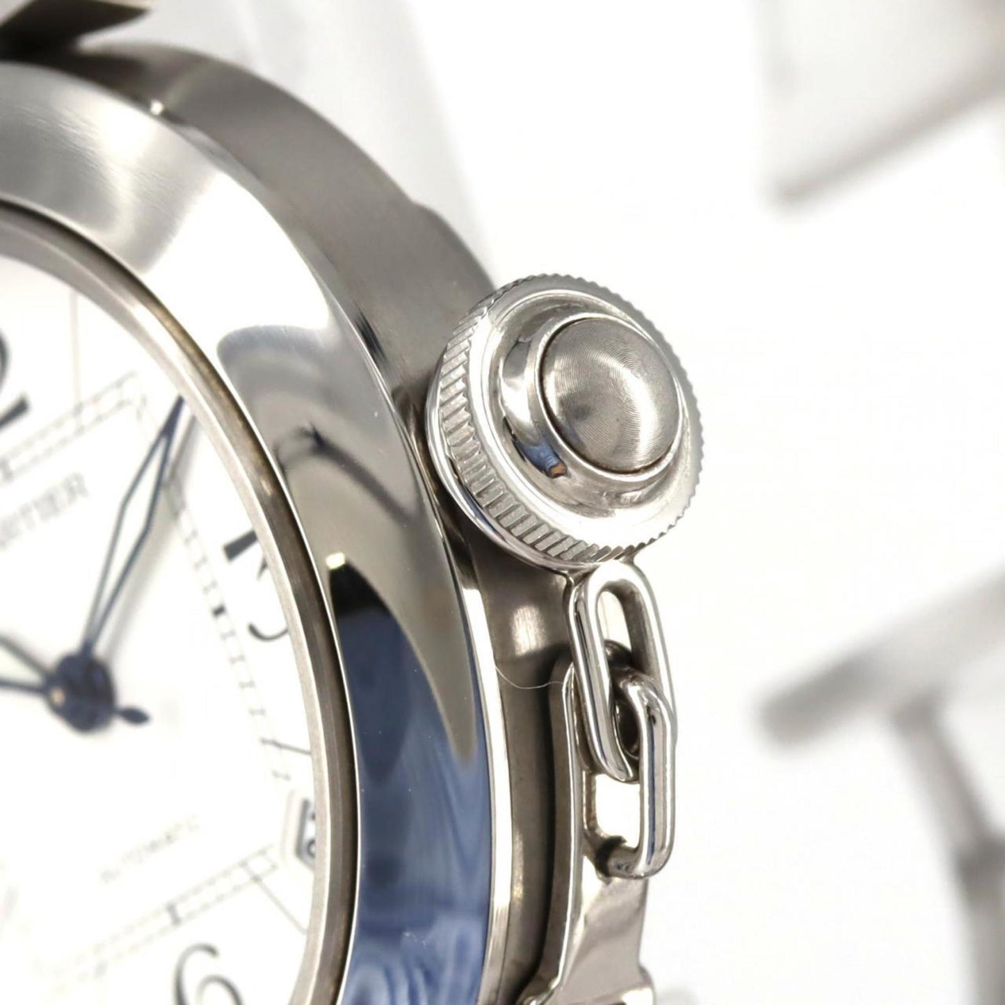 Cartier White Steel Pasha C