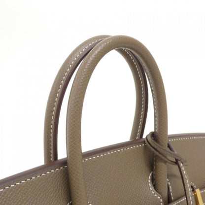Hermès Gray Leather Birkin 25