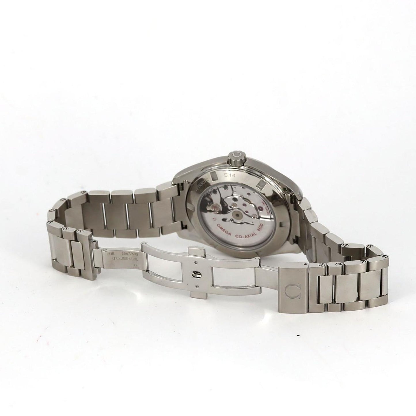 Omega Silver Steel Aqua Terra