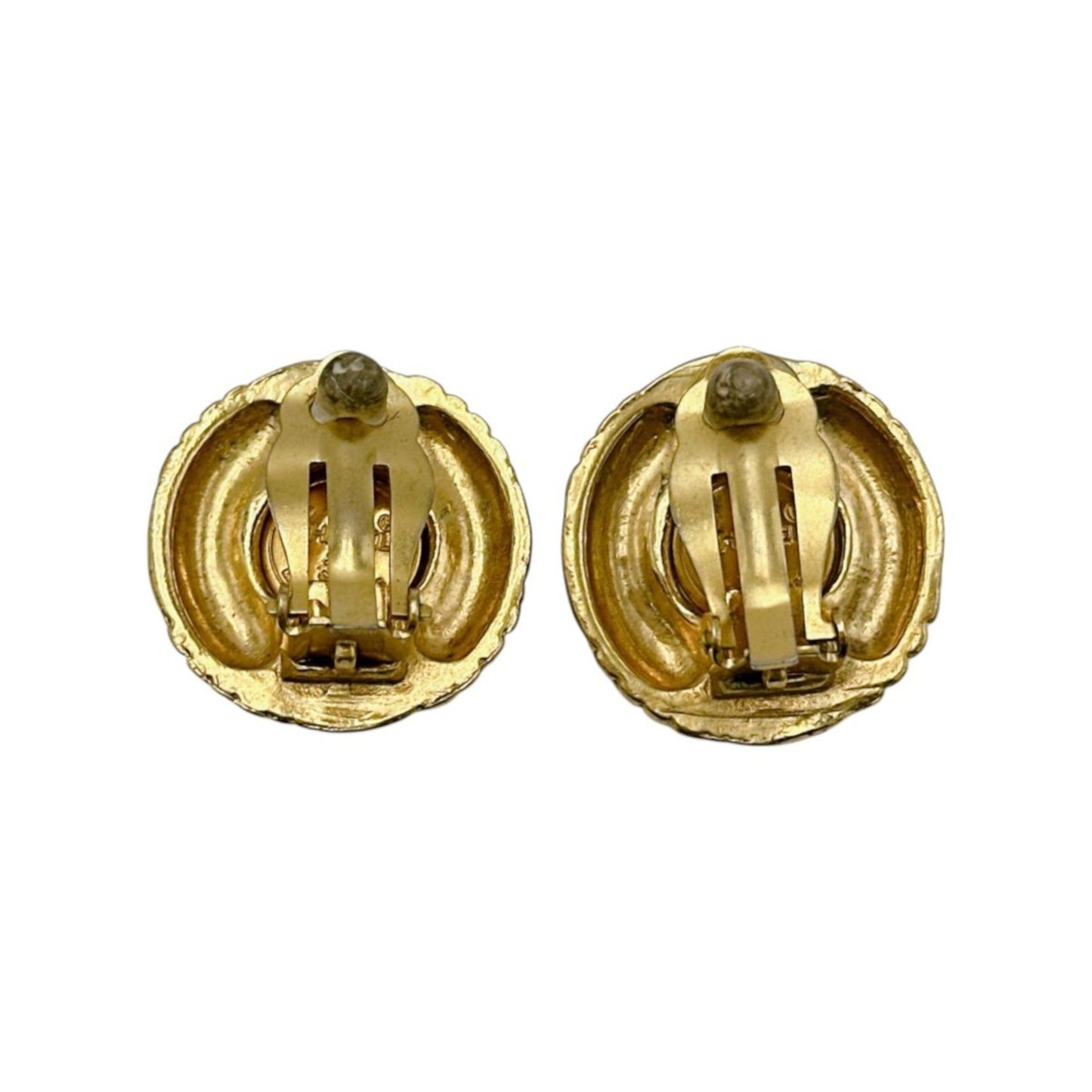 Chanel Gold Gold Plated Earring