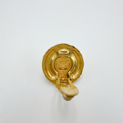 Chanel Gold Gold Plated Earring