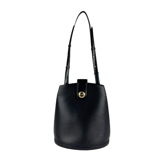 Louis Vuitton Black Leather Cluny