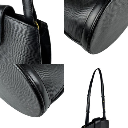 Louis Vuitton Black Leather Cluny