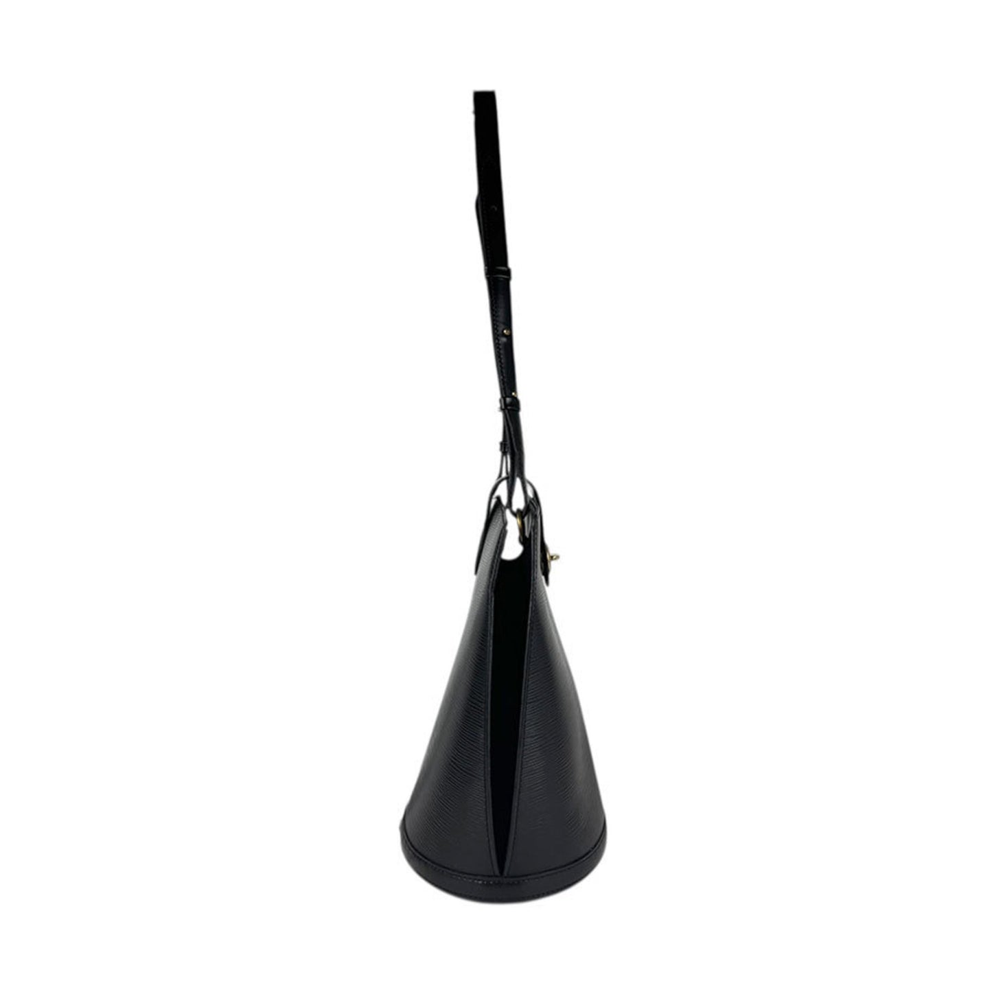 Louis Vuitton Black Leather Cluny