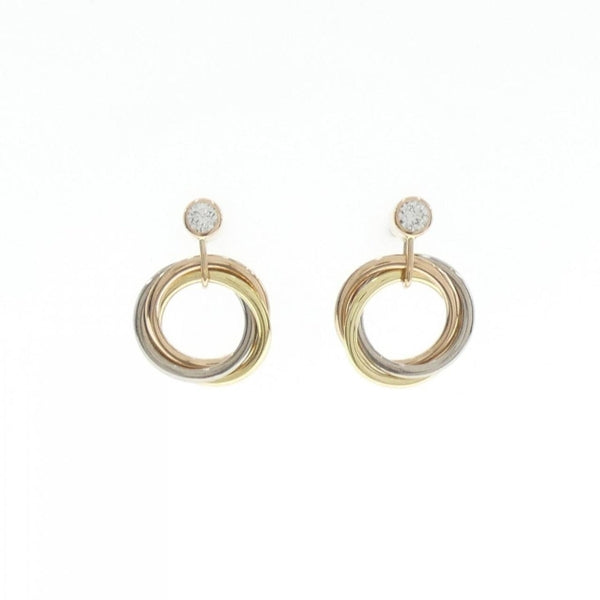 Chanel Gold Gold Plated Earring