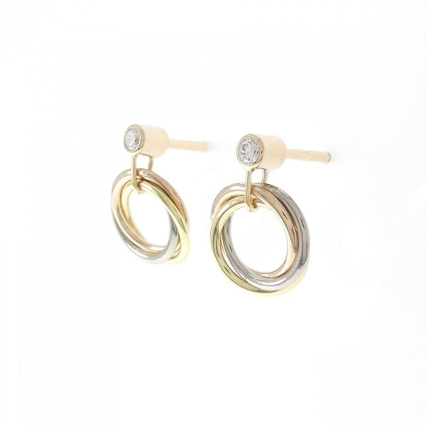 Chanel Gold Gold Plated Earring