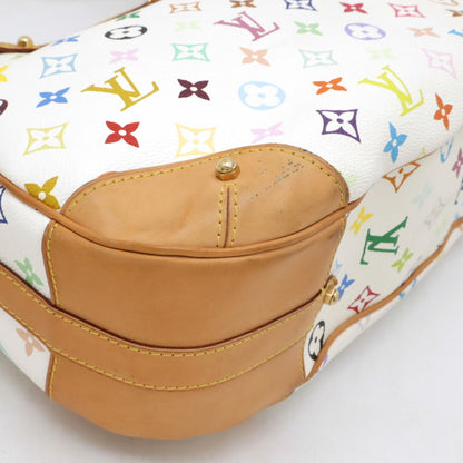 Louis Vuitton White Canvas Greta