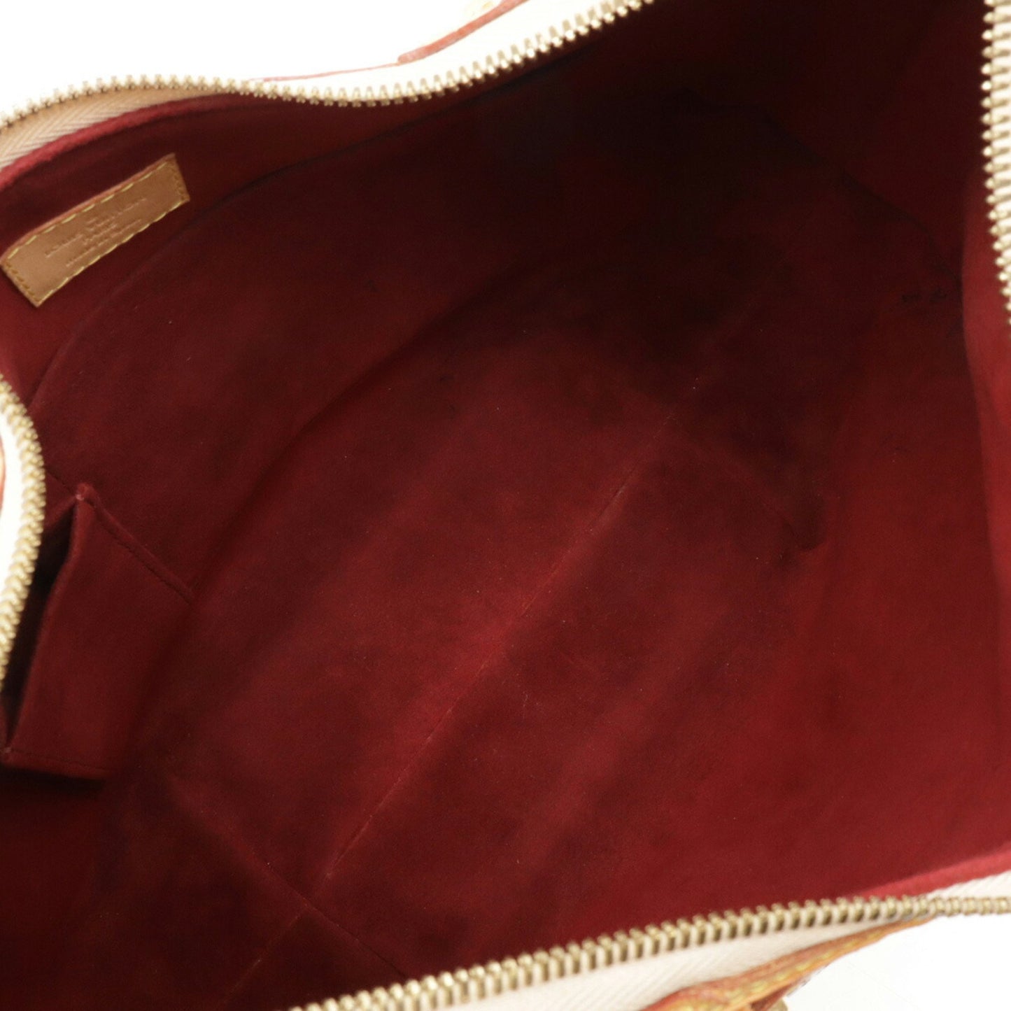 Louis Vuitton White Canvas Greta