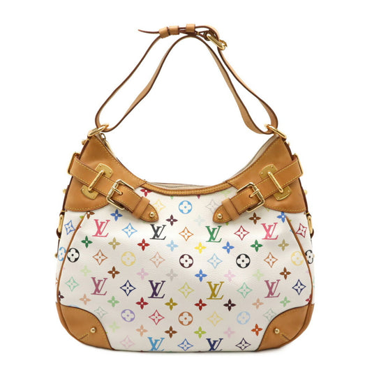 Louis Vuitton White Canvas Greta
