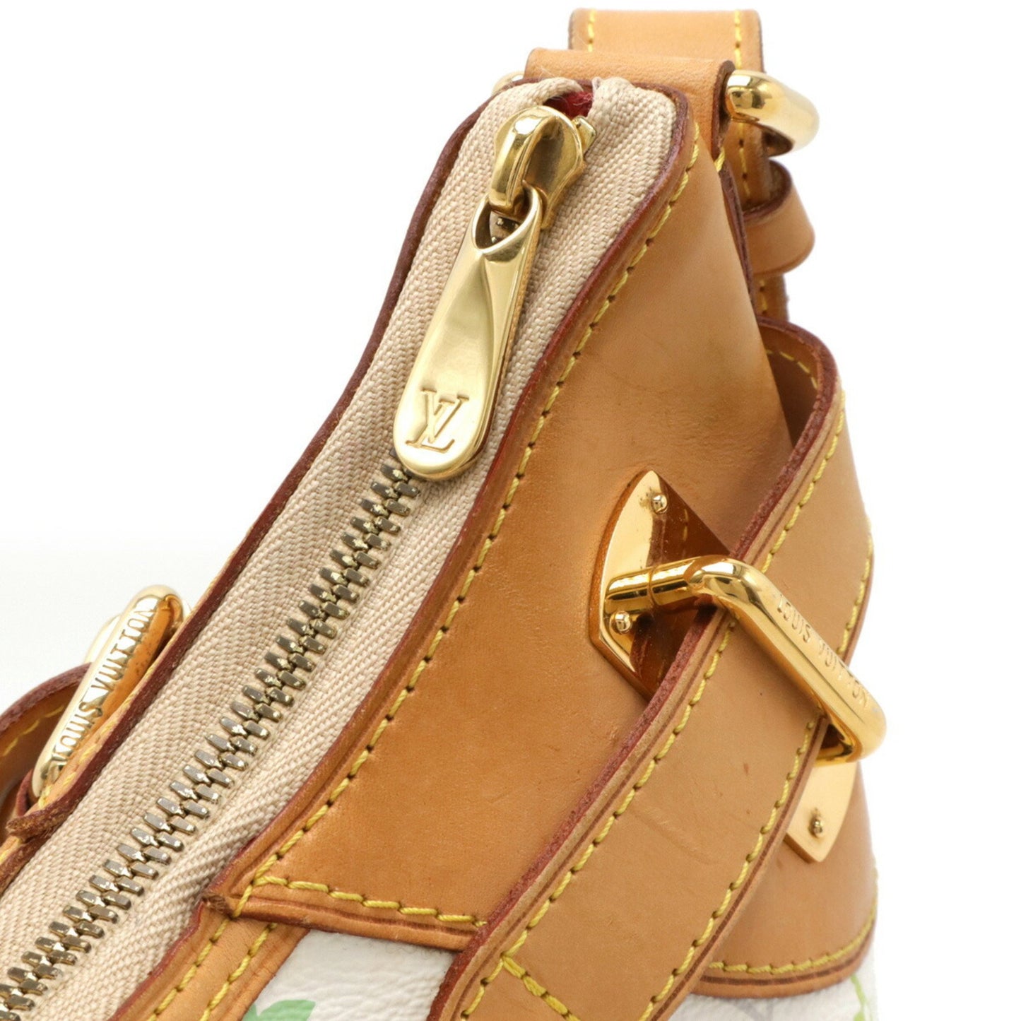 Louis Vuitton White Canvas Greta