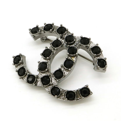Chanel Black Gold Plated Brooch