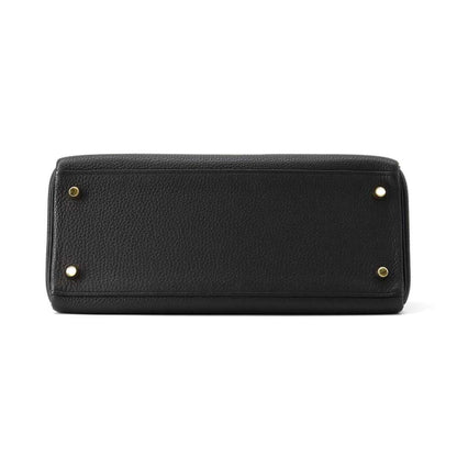 Hermès Black Leather Kelly 28