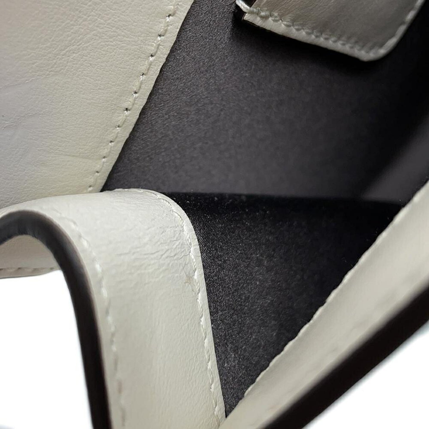 Jimmy Choo White Leather Shoulder