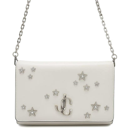 Jimmy Choo White Leather Shoulder