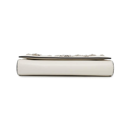 Jimmy Choo White Leather Shoulder
