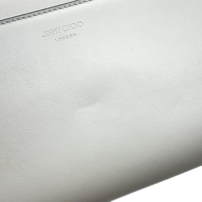 Jimmy Choo White Leather Shoulder