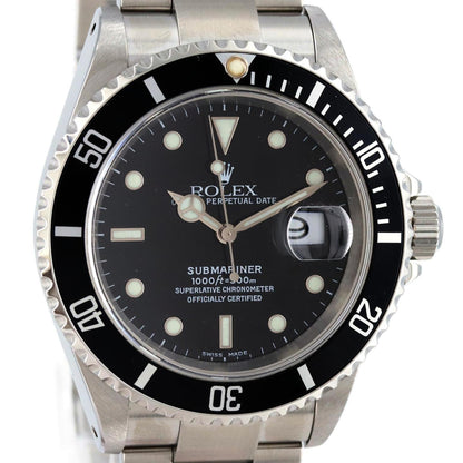 Rolex Black Steel Submariner