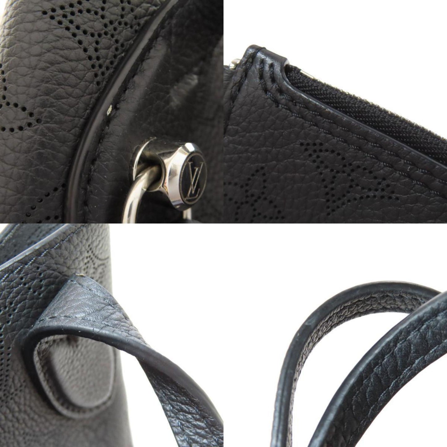 Louis Vuitton Black Leather Mahina