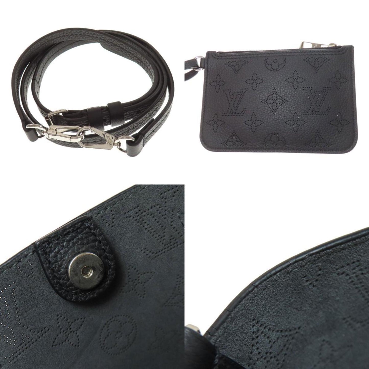 Louis Vuitton Black Leather Mahina