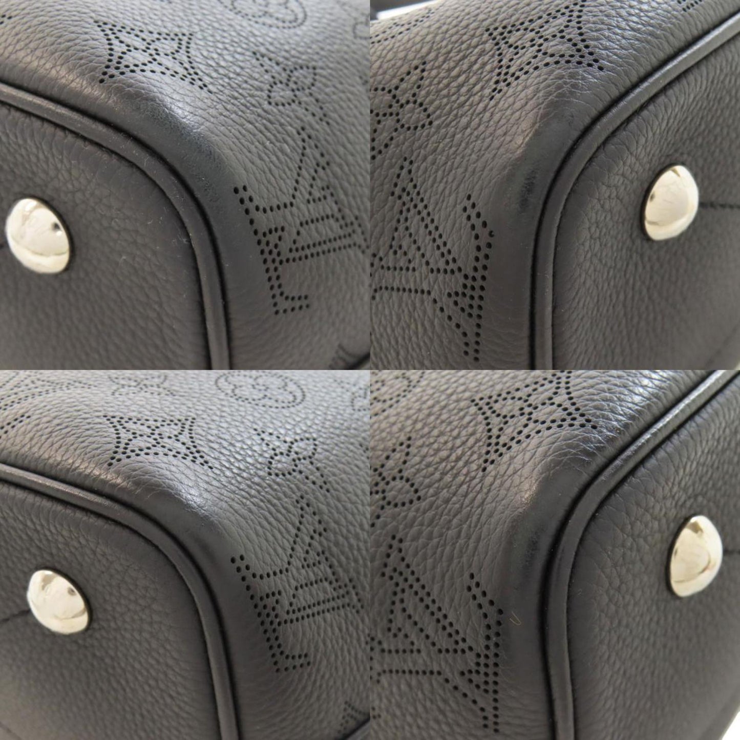 Louis Vuitton Black Leather Mahina