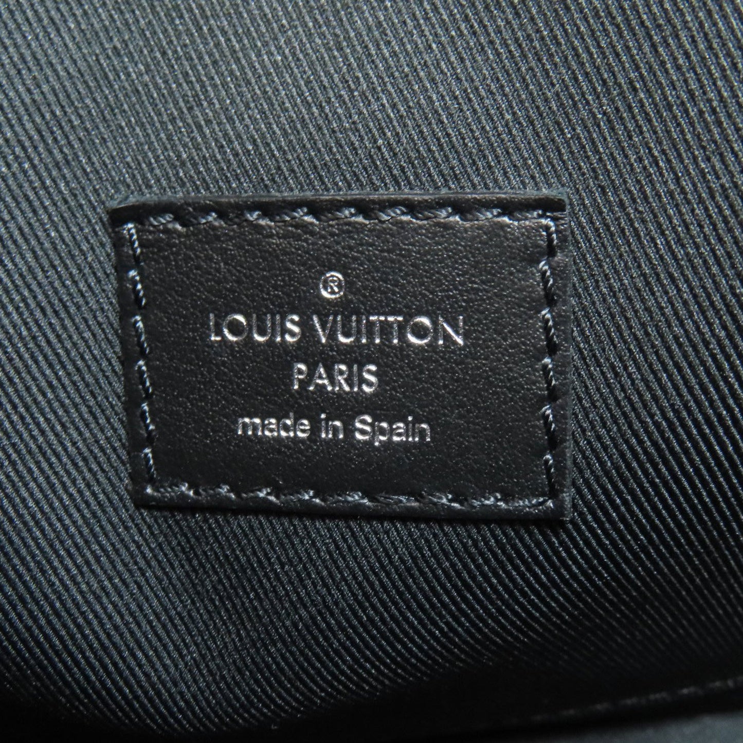 Louis Vuitton Blue Canvas Messenger
