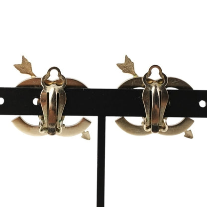 Chanel Gold Gold Plated Earring
