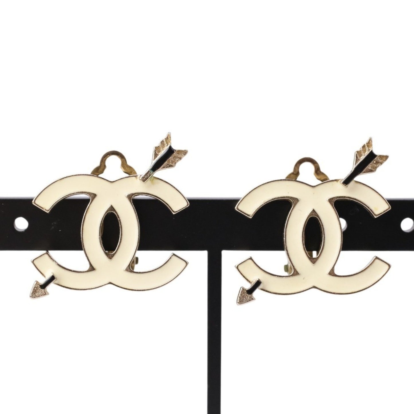 Chanel Gold Gold Plated Coco Mark