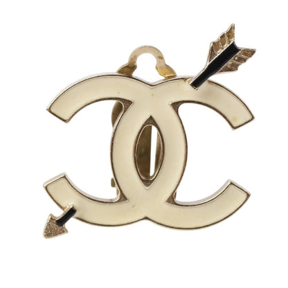 Chanel Gold Gold Plated Coco Mark