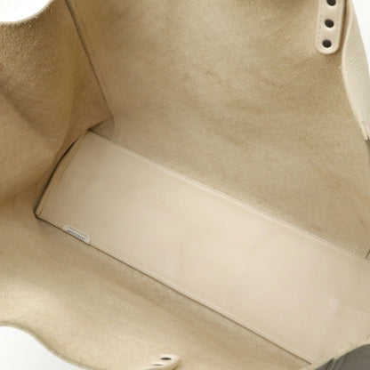 Bottega Veneta White Leather Intreccio Mirage