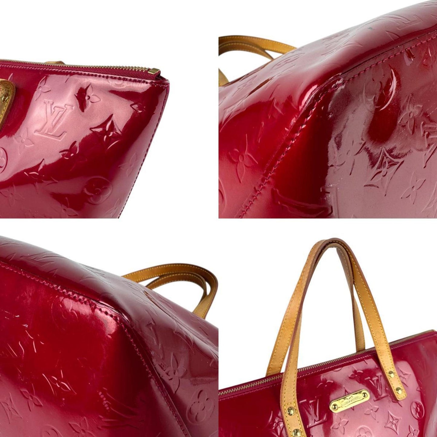 Louis Vuitton Red Patent Leather Bellevue Pm