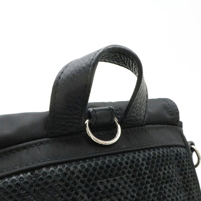 Fendi Black Nylon Fendiness