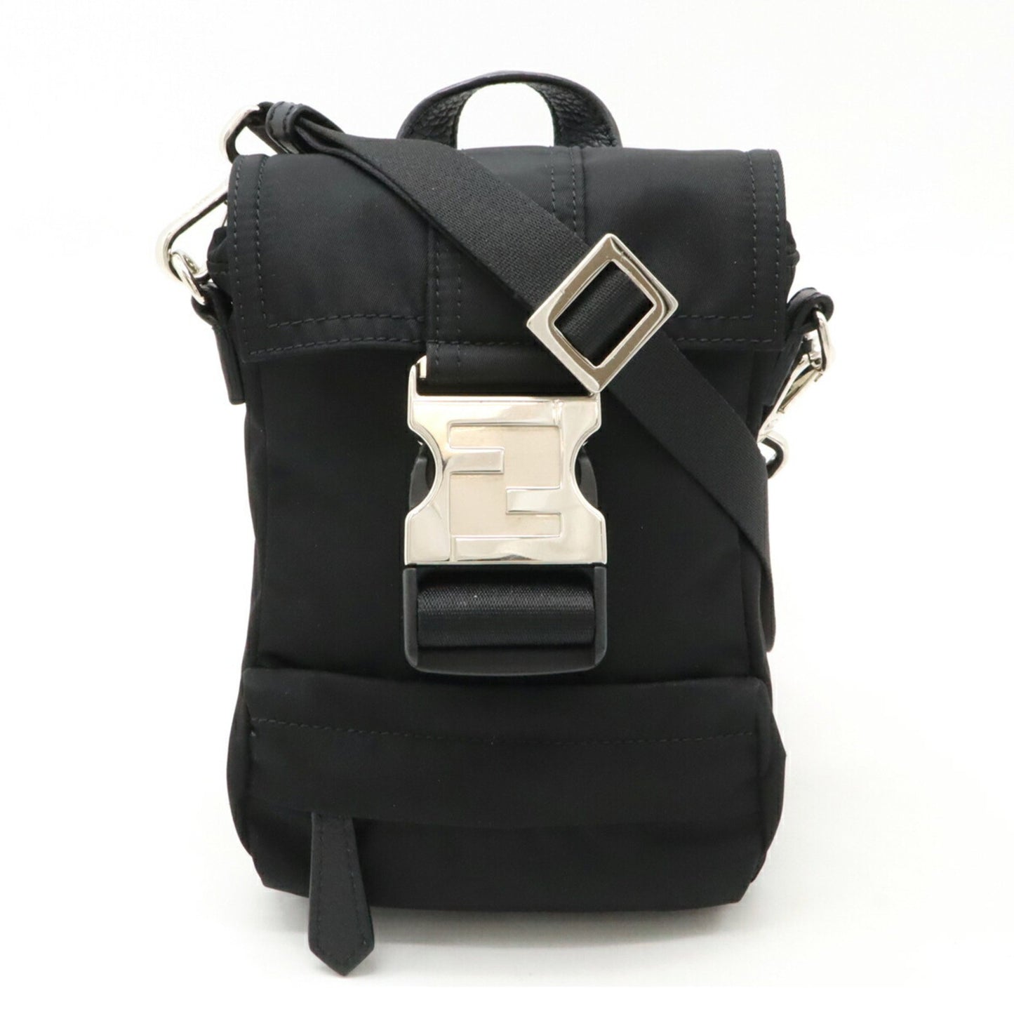 Fendi Black Nylon Fendiness